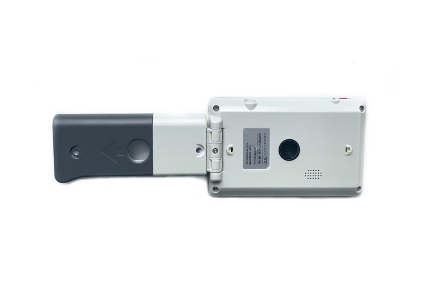 Bigger B3-43TV - обратная сторона с открытой ручкой